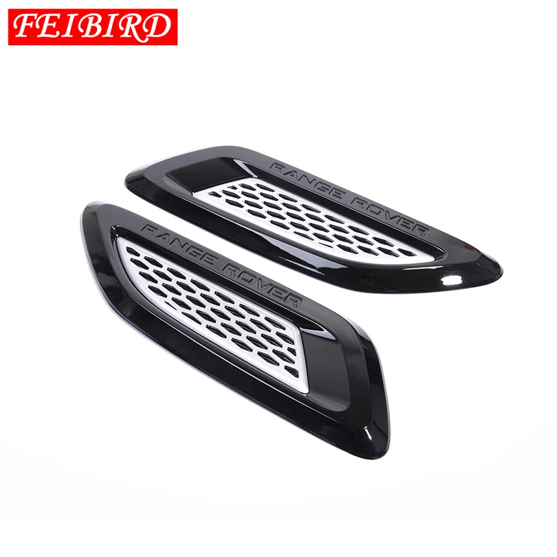 Engine hood air gills outlet vent cover trim sticker for range rover evoque freelander 2 discovery 4 sport accessories | Автомобили и