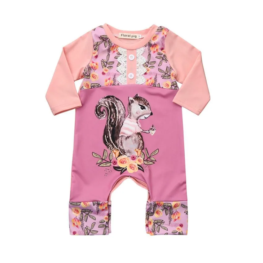 Новинка Милая зимняя одежда для маленьких девочек кружевной комбинезон с