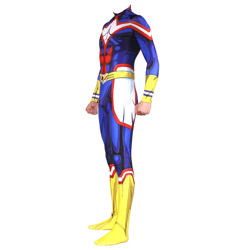 Костюм на Хэллоуин для ролевых игр My Hero College Blue Oummet COS цельная облегающая