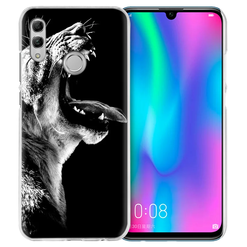 Чехол King of The lion для huawei Honor 8X Y9 9 10 Lite Play 8C 8S 8A Pro V20 20i 10i Y6 Y7 жесткий чехол для телефона из поликарбоната