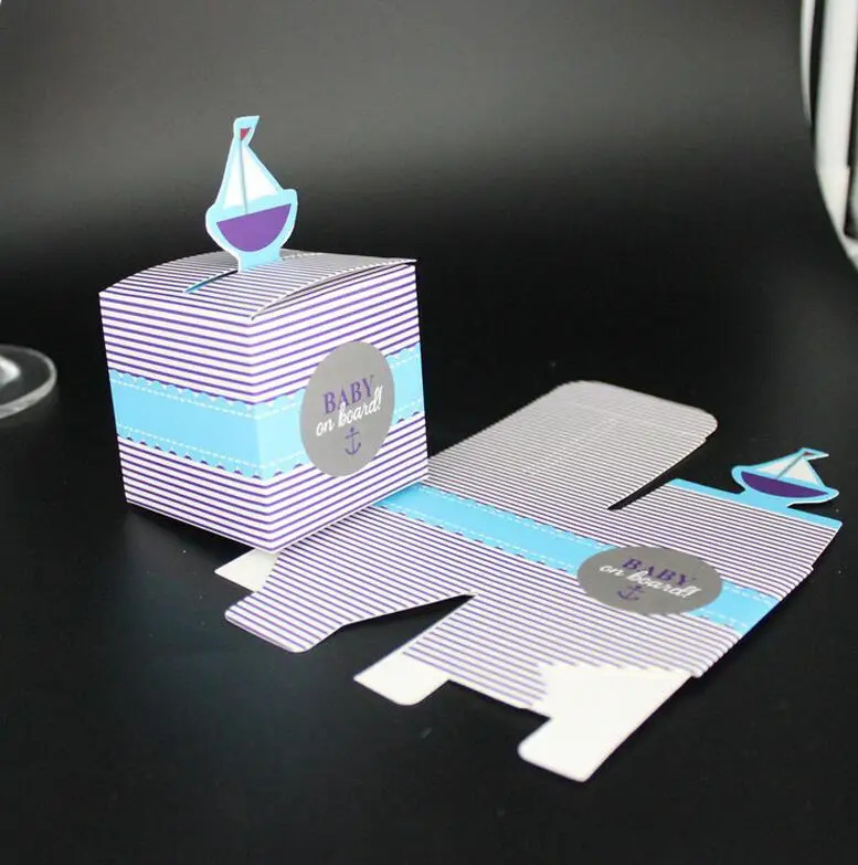 Фестиваль поставки мультфильм милый лодка шоколадный подарок конфеты коробка