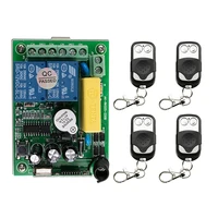 ac 220v 2 ch channel 2ch mini wireless rf remote control light switch 10a relay output radio receiver module transmitter