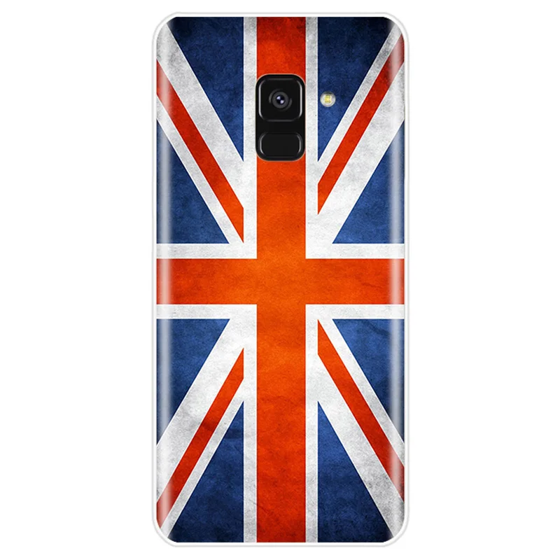 Чехол из ТПУ с изображением флага Великобритании и Лондона для Samsung Galaxy A5 A7 A8 2015 A3