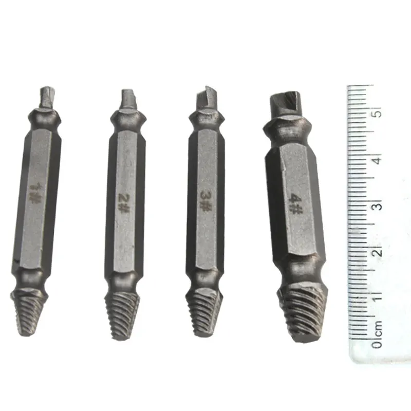 4 шт. поврежденный Винт экстрактор сверла руководство набор сломанной скорости