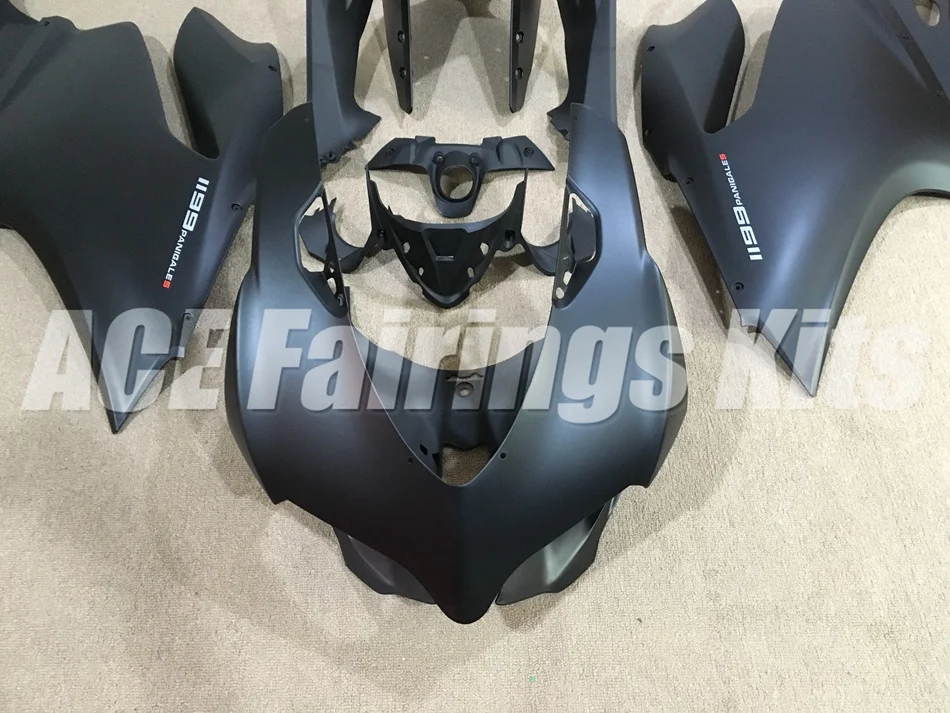 Новая инъекция ABS Обтекатели для DUCATI 899 1199 S Panigale 12 13 14 15 16 899R 1199R 899S 2012 2016 черный