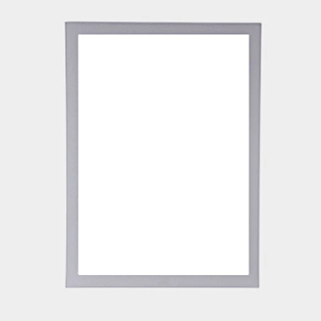 photo frame silver Магнитная самоклеящаяся резиновая постерная наклейка для рамок золото черный серебро А3 А4 офисный магазин фото сертификаты рамка - Цвет: photo frame silver