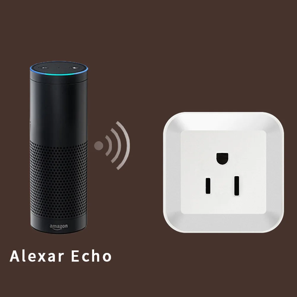 Wifi США штекер для Amazon Alexa Google 2 4 ГГц домашний помощник 10A мини практичное