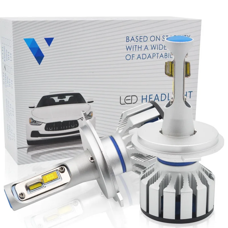 

Safego H4 Hi/Lo Beam H7 H8 H9 H11 9005 9006 LED Headlight Bulbs All-in-One High Quality Conversion Kit 25W 2500Lm 6000K-6500K