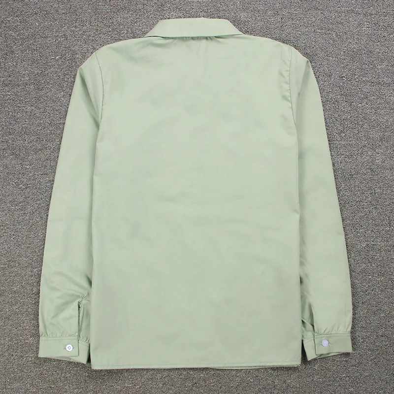 

2019 New Korean Cute Japanese School Jk Uniform Shirt Girls Long Sleeve Green Blouse Academy Round Neck/v Collar Shirts Tops 5xl