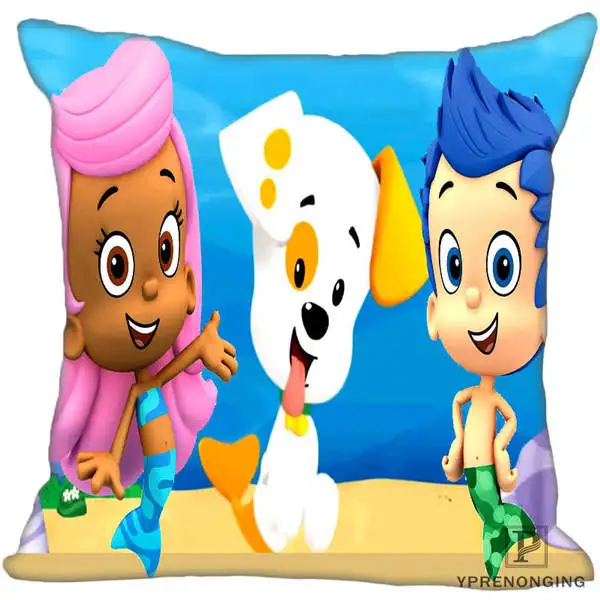 Square Pillowcases Заказная декоративная наволочка Bubble Guppies квадратная Наволочка на молнии лучший подарок(с одной стороны) 180516-23 - Цвет: Square Pillowcases