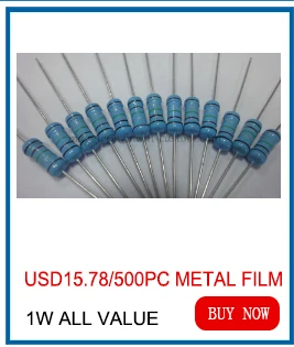 RXG24 500 Вт 0.01r мощный металлический корпус золотой алюминиевый чехол резистор 500 Вт 0.01ohm 5% резисторы 0.01R 500 Вт пользовательское значение