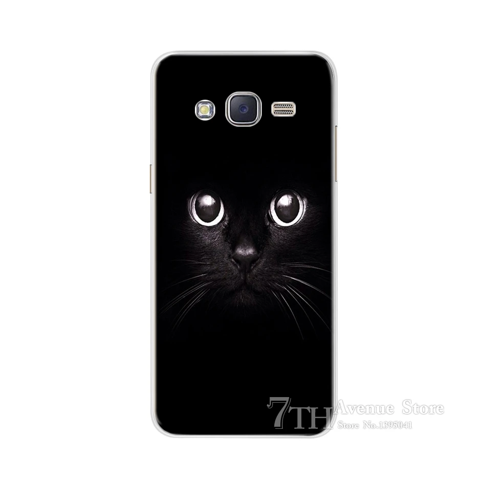 Кофе Чехол для samsung Galaxy J5 J500 J500F J500H милый мультяшный Мягкий силиконовый чехол для телефона для samsung Galaxy J5 Funda чехол - Цвет: Кофе