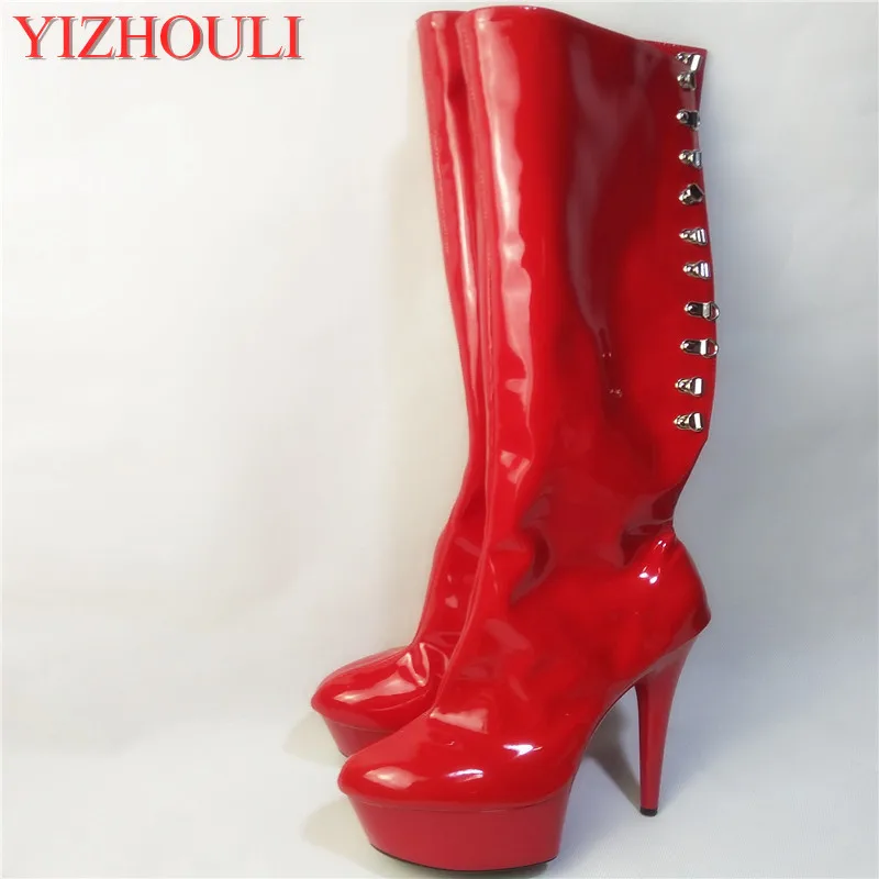 Pole dancing boots/sex boots / 15CM high heel boot/slipper/medium boot/thin heel Dance Shoes