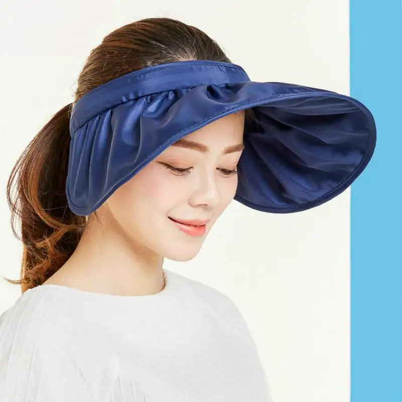 Шляпа COKK Женская солнцезащитная складная пляжная кепка с козырьком и широкими