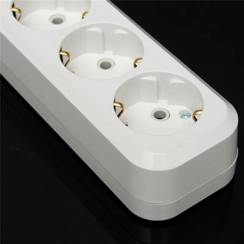 Удлинитель электрический с 2 круглыми контактами 3/5 м 6 розеток|power strip|ac power socketpower
