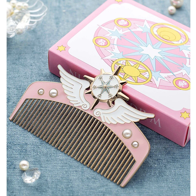 Cardcaptor Sakura расческа прозрачная карта Мечта палочка Милая фигура Косметика Макияж