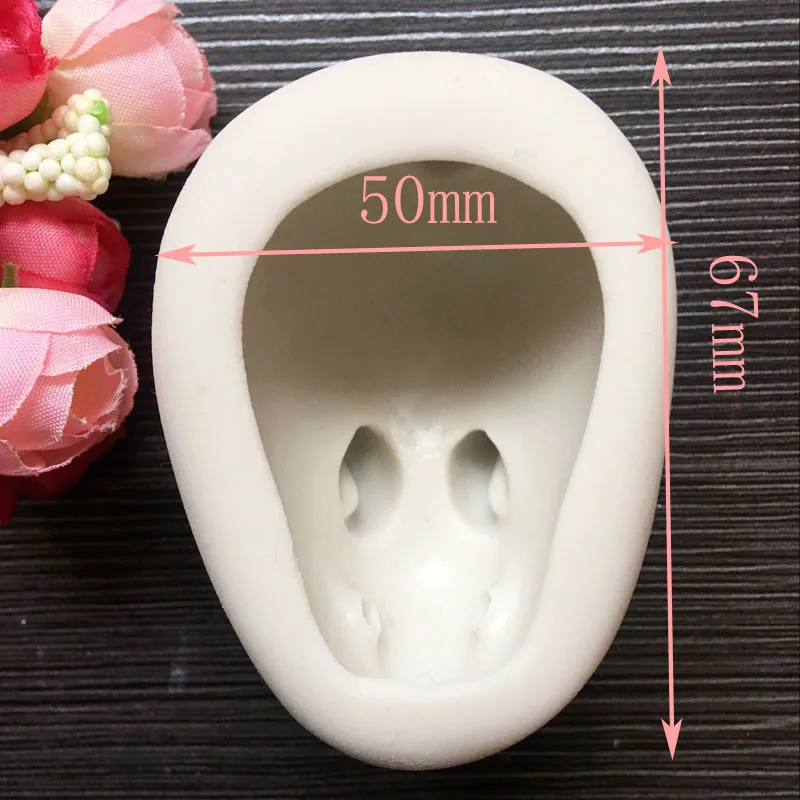 New 3D Cartoon Easter Bunny Soap Silicone Mould Rabbit Mousse Ice Cream Chocolate Candy Fondant Cake Decorating Tools | Дом и сад