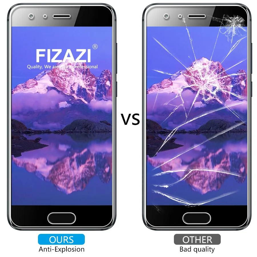 FIZAZI 2.5D Закаленное стекло для huawei Honor 9 H прозрачная защитная пленка против царапин