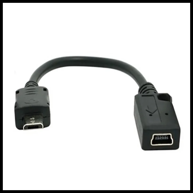 Кабель адаптер Micro USB Male Mini Female для телефонов MP3 0 1 M|adapter cable|usb female adaptermini usb adapter |