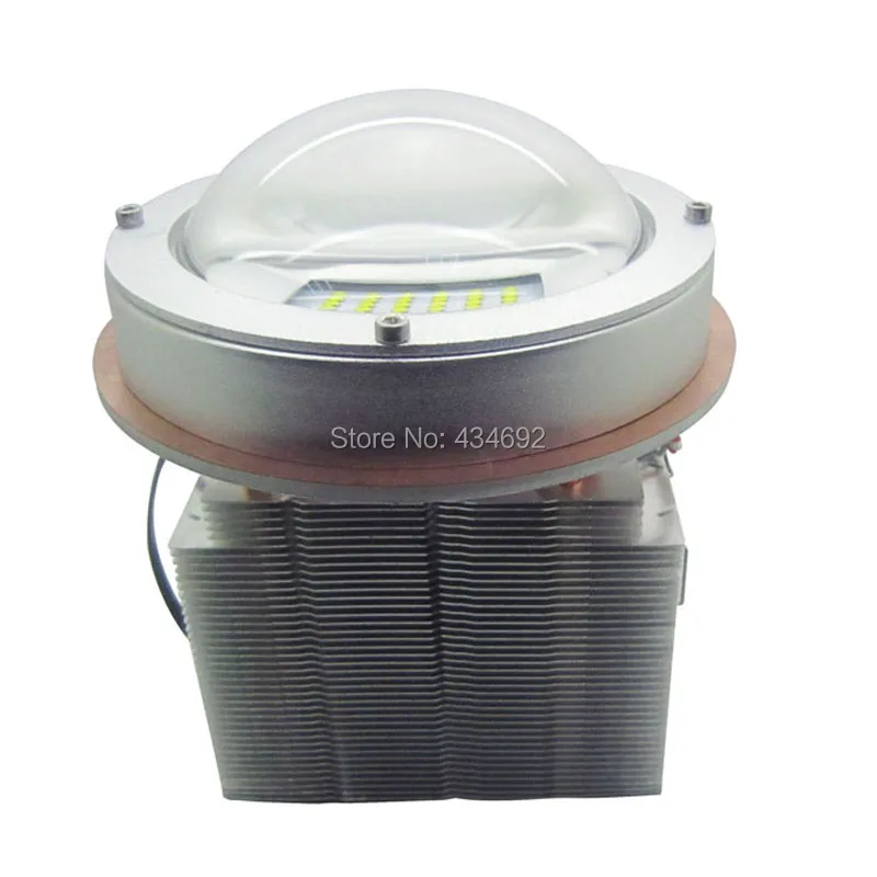 DC12V высокое Мощность 100 W-150 W привело радиатор вентилятора+ 100 мм 120 уровневые светодиодные линзы комплект для высокое Мощность светодиодные лампы освещения
