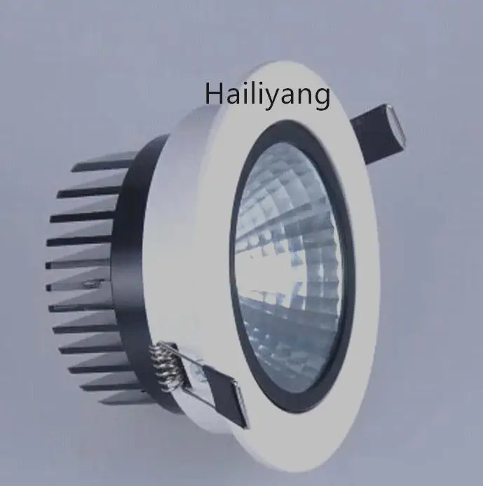 Новинка Встраиваемый светодиодный светильник с регулируемой яркостью cob 5 Вт 7 9 12