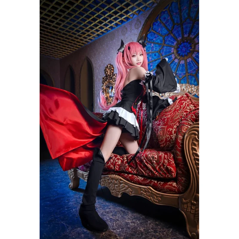 Аниме Серафим конца Owari no Seraph Krul Tepes униформа косплей костюм полный комплект
