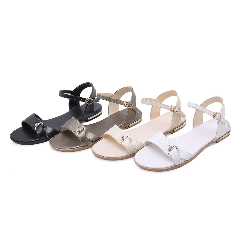 ASILETO большой размер 45 46 натуральная телячья кожа Женская Стандартная Летняя