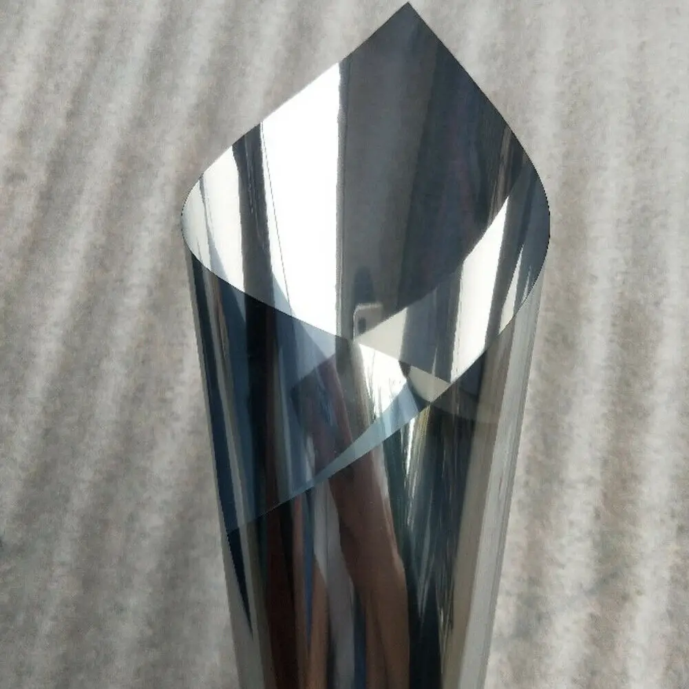 Новинка 2019 Цветная Клейкая виниловая наклейка одностороннее видение зеркальный