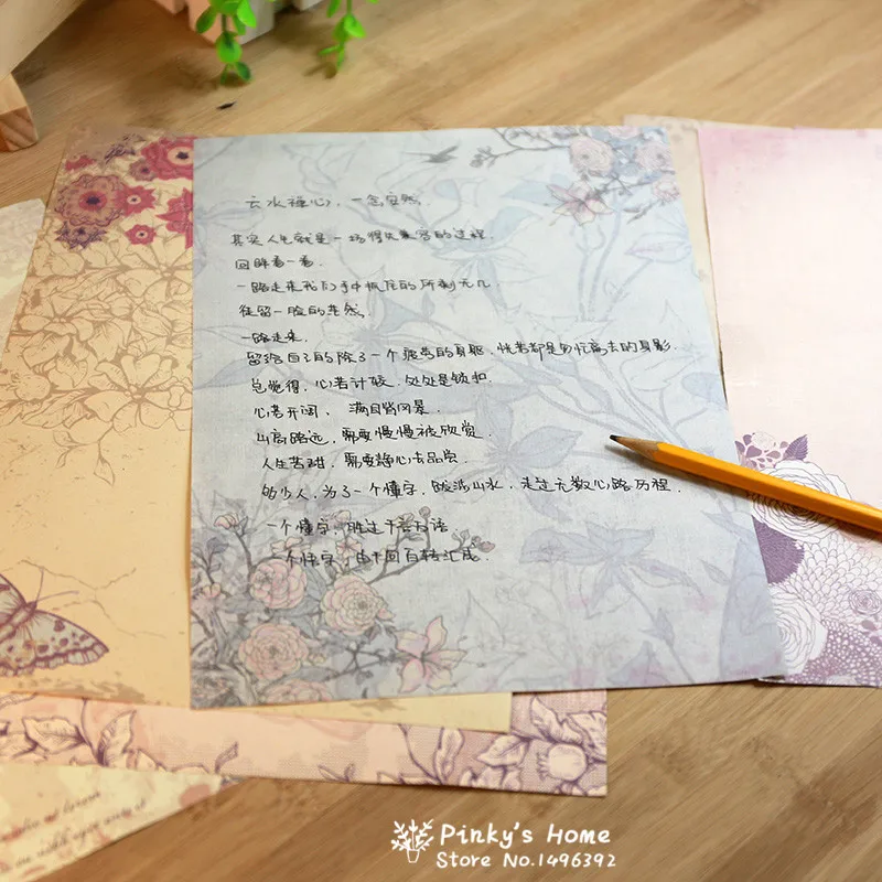 6 шт./упаковка бумажные конверты для конвертов|letter paper|writing papercute letter paper |