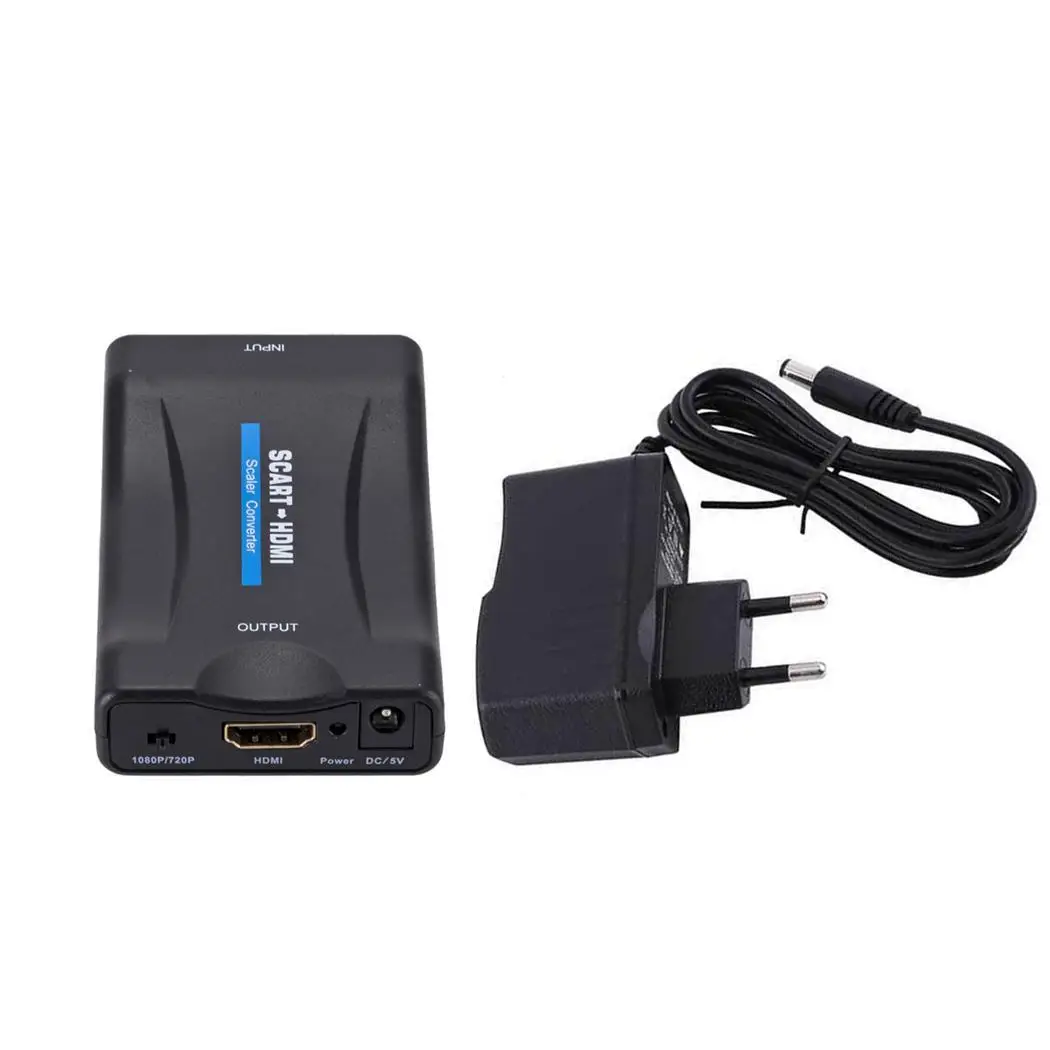 SCART до 1080P преобразователь аудиосигнала HDMI usb кабель с USB 60g HDTV 5 ~ 95% RH (без