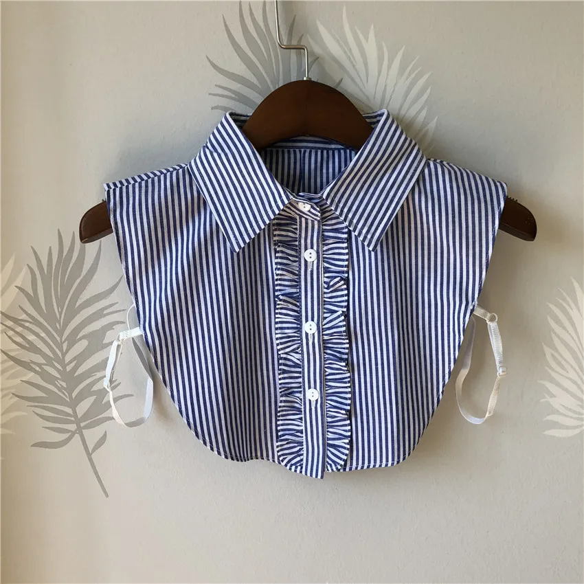 Венчурные Модные женские остроносые воротники сине-белые полосатые цветочные