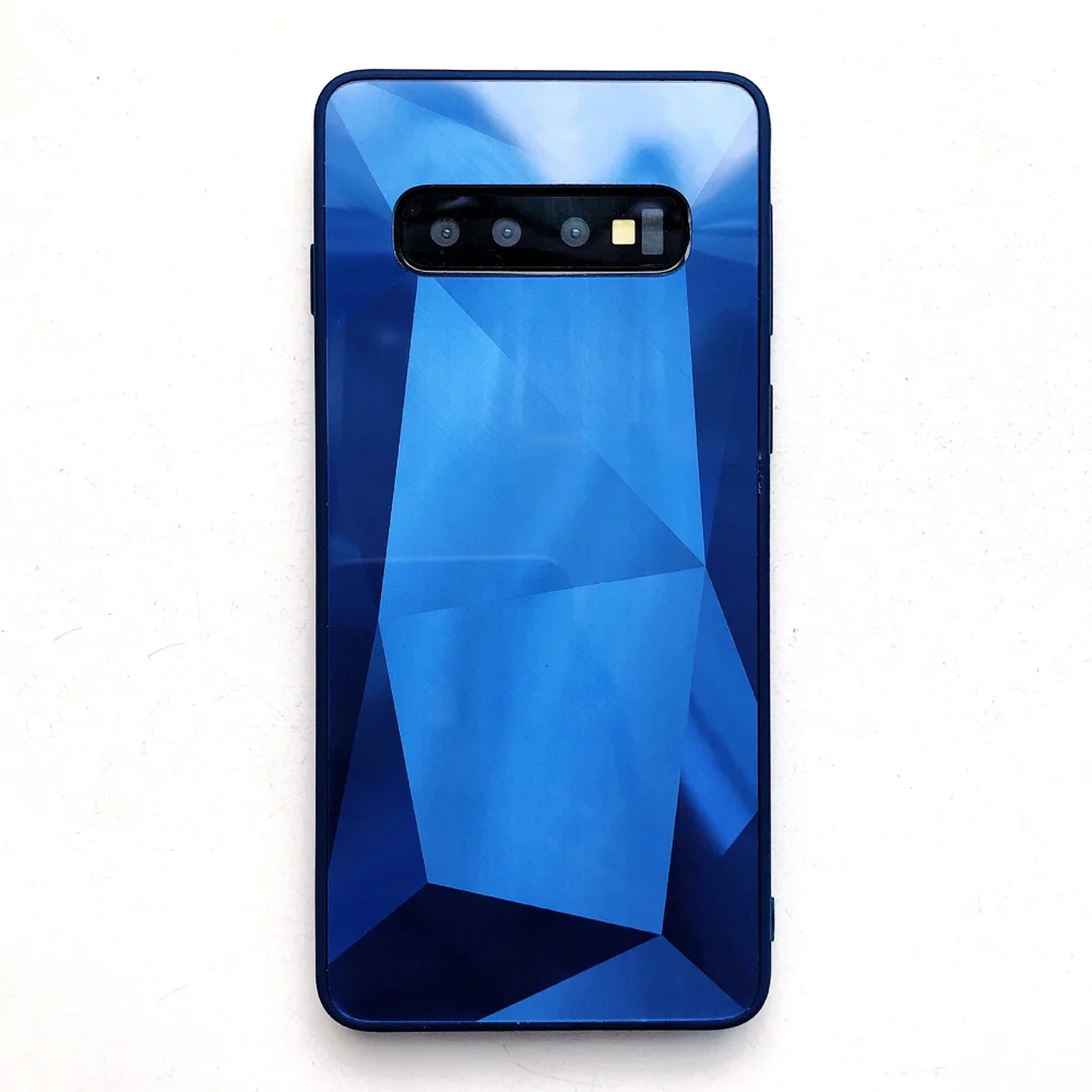 3D Алмазный зеркальный чехол для телефона samsung Galaxy S8 S9 S10 Plus блестящий note 8 9 задняя