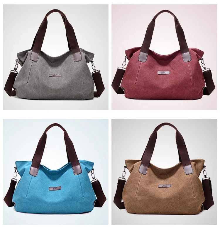 Новая мода мешок руки женщины Повседневное холст сумки на ремне Винтаж Сумочка