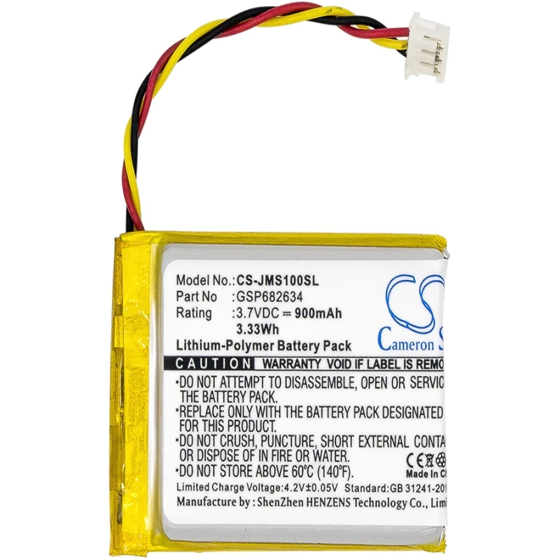 

Cameron Sino 900mAh Battery GSP682634 for JBL Go Smart