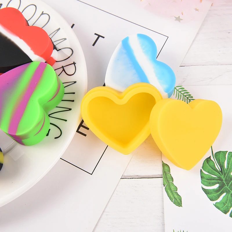 2018 New Heart Silicone Gift Box Stitching Color Wedding Favor Party Random | Дом и сад