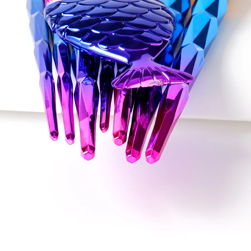 8 шт. набор кистей для макияжа с бриллиантами и хвостом русалки тональный порошок