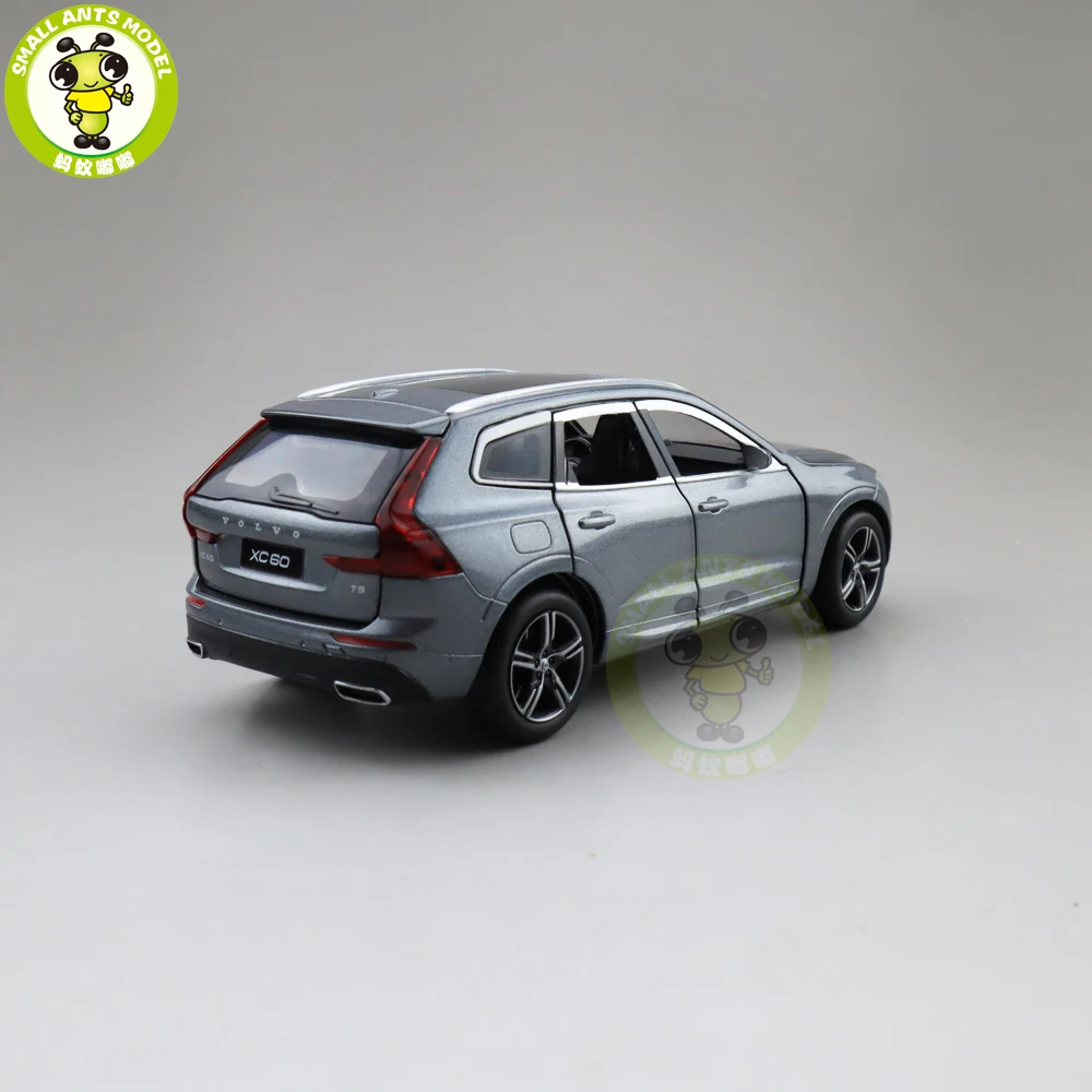 1/32 JACKIEKIM все новые Volvo XC60 литая модель автомобиля игрушка джип для детей Подарки для мальчиков девочек звуковое освещение Вытяните назад