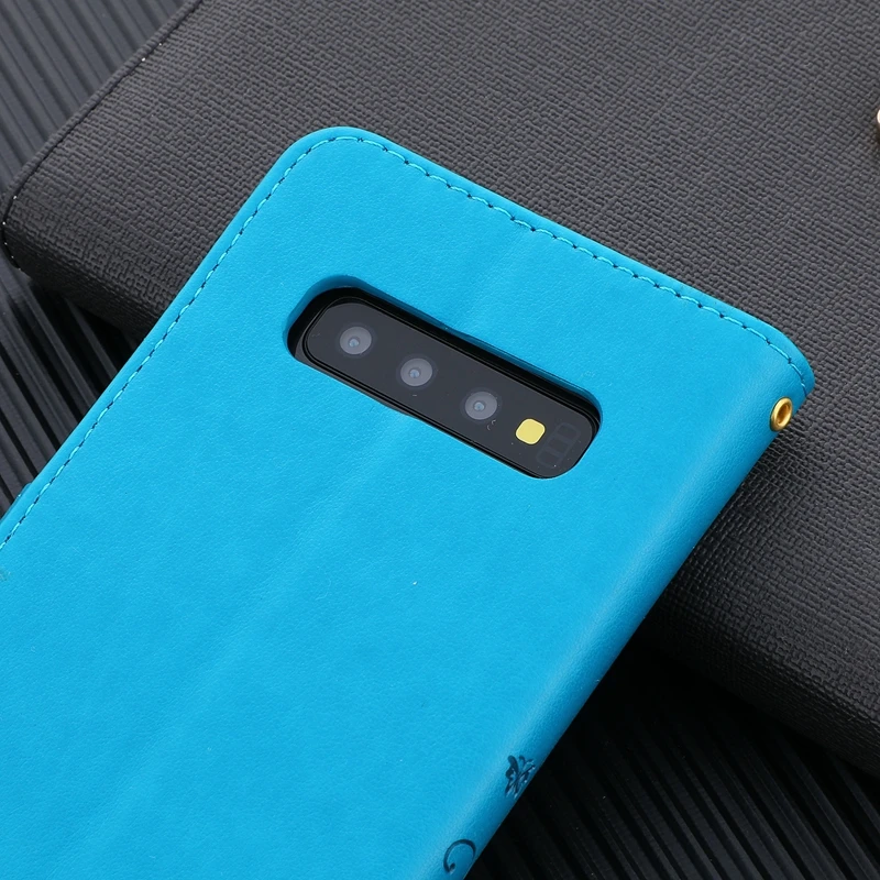 Кожаный чехол для samsung Galaxy A10 A30 A50 A20 A20E A40 S10 плюс S8 S9 S10e S6 S7 край A6 A7 A8 J4 J6 Чехол-бумажник с откидной крышкой