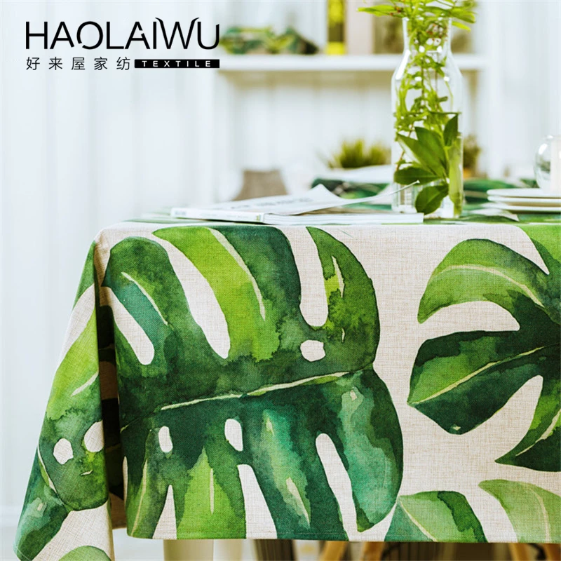 Haolaiwu3d фото печати тропических растений greetablecloth покрытие стола Скатерти прямоугольник Прованс tafelkleed Скатерти