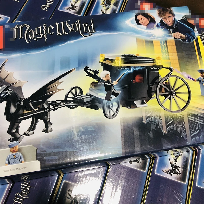 16053 Harri Potter The Legoing 75951 Grindelwald's спасательный комплект строительные блоки модель