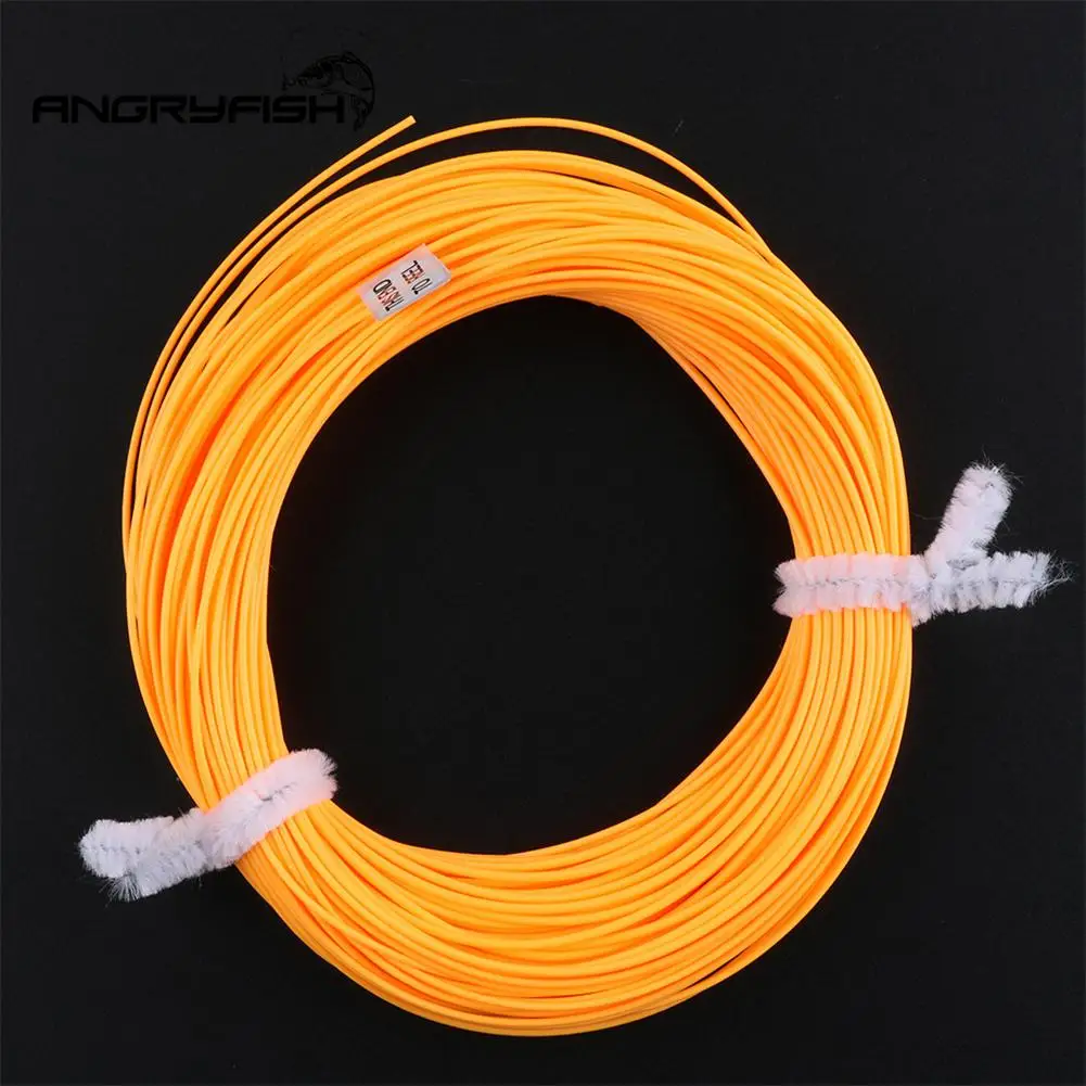 ANGRYFISH WF 5F/6F/7F 100FT Dloating Fly рыболовная леска Вес вперед плавающая нейлоновая подложка