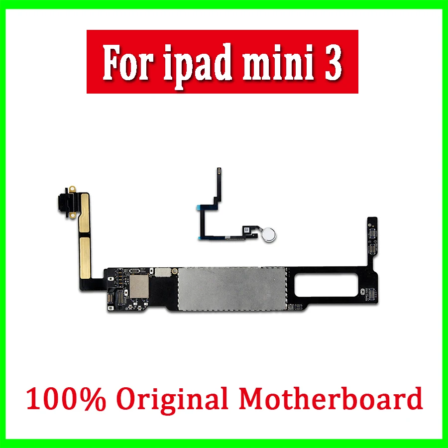 Материнская плата для iPad Mini 3 WiFi версия с сенсорным ID 16 Гб 64 128 ГБ оригинальная