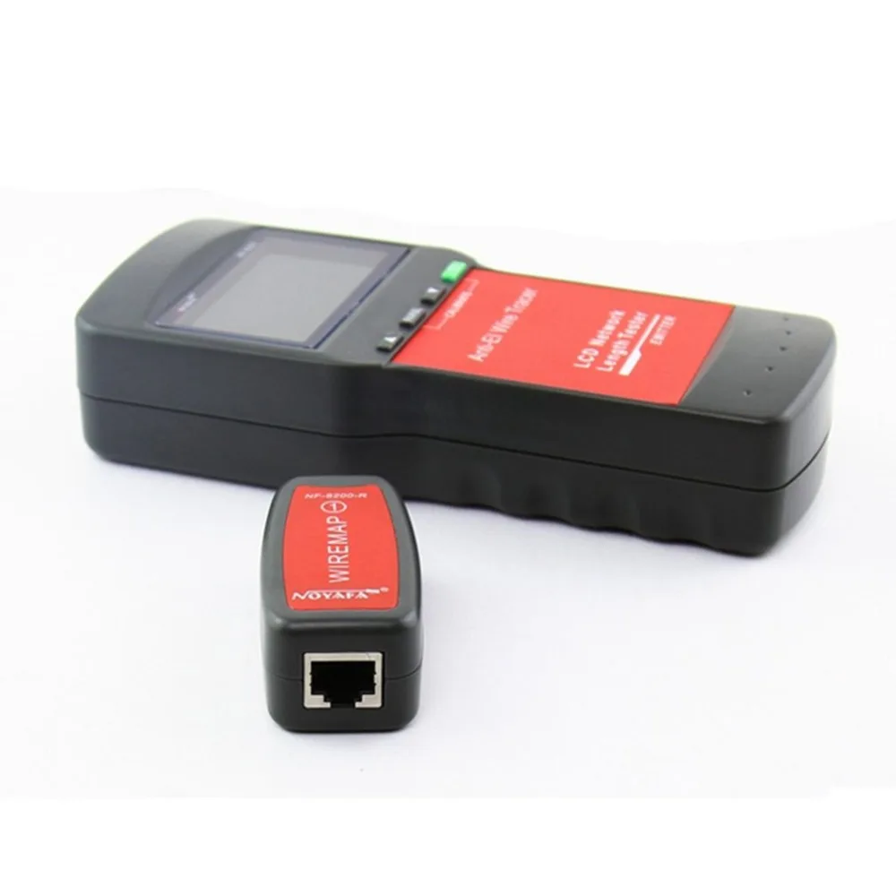 NF-8200 LAN RJ45 Тестер кабеля Ethernet сетевой провод трекер длина кабеля тестер с подсветкой ЖК-дисплей Прямая поставка