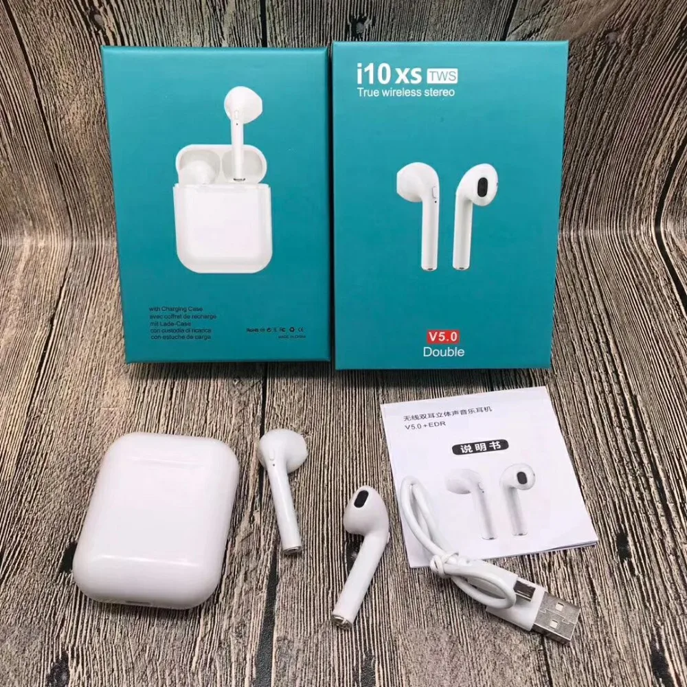 I10-xs TWS беспроводные наушники Bluetooth 5 0 портативная гарнитура вкладыши для iPhone Xiaomi