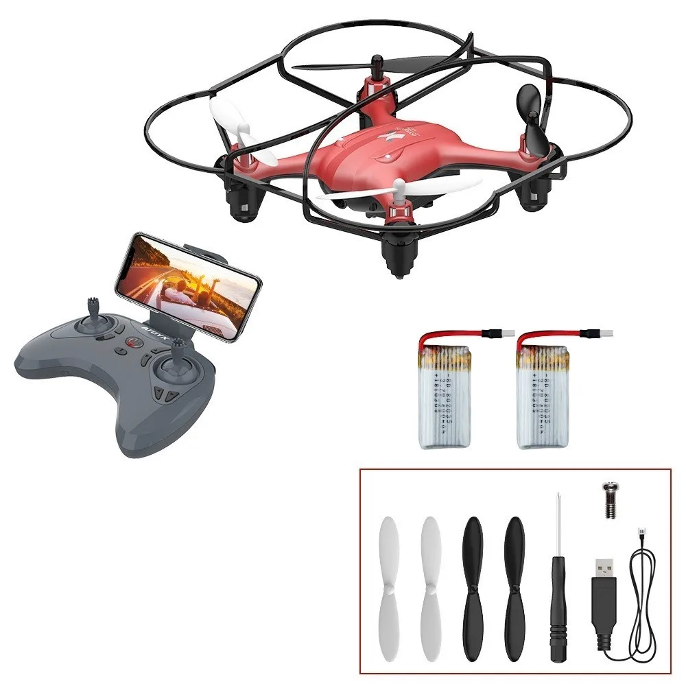 ATOYX мини Дроны с камерой HD 4K мини камера Дрон 720P RC Квадрокоптер FVP wifi с широким углом HD Безголовый высота удержания Дрон - Цвет: RD-2B-1C