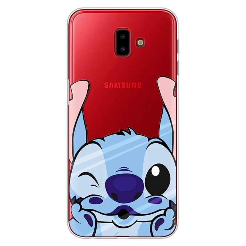 Милый мультяшный чехол для samsung Galaxy J6, мягкий силиконовый чехол из ТПУ для Galaxy J6 Plus J6+ J6Plus J610F SM-J610F, тонкий