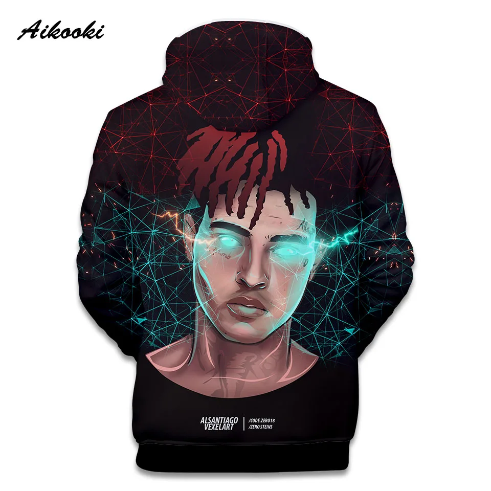 Aikooki Xxxtentacion Толстовка Sad мужские толстовки Рэпер Хип-Хоп пуловер с капюшоном свитшоты Swag толстовка хлопок Revenge Kill Топы