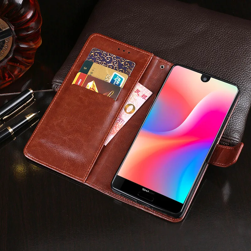 ITien Прочный Премиум Флип кожаный защитный чехол для Sharp Aquos S3 Mini FS8018 ТПУ