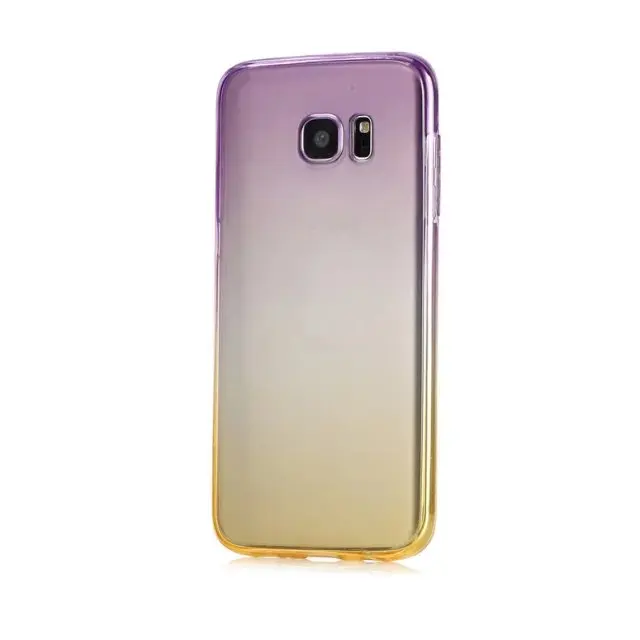 Чехол из ТПУ с градиентом на весь корпус для Samsung Galaxy A3 A5 A7 J3 J5 J7 2017 A8 2018 мягкий