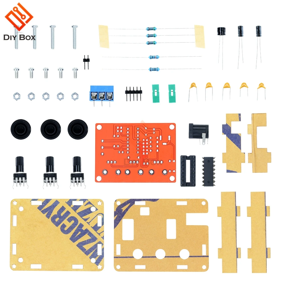 1 Гц-1 МГц XR2206 функция генератор сигналов DIY Kit синус/треугольник/квадратный выход генератор сигналов Регулируемая амплитуда частоты